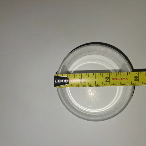 Vintage Acrylic White Wide Bangle Bracelet - Picture 3 of 3